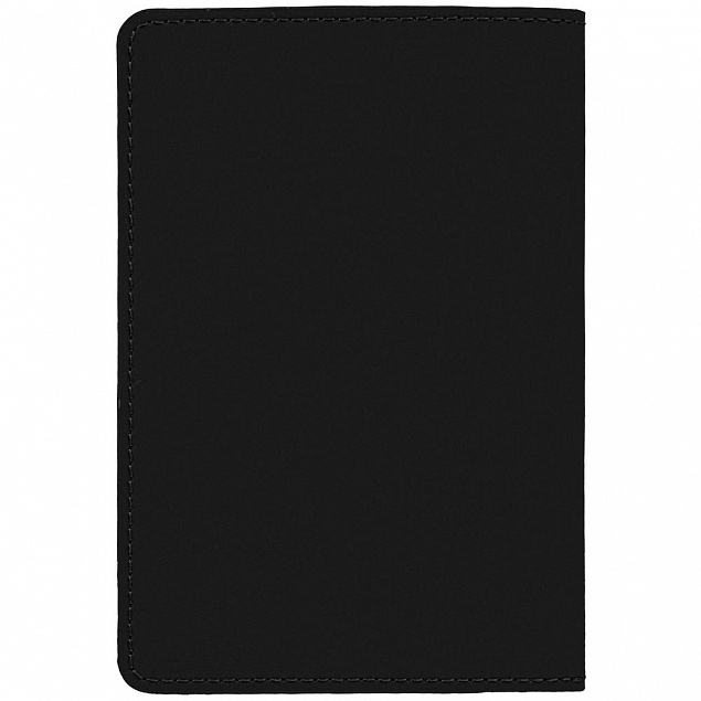 Обложка для паспорта Alaska, черная с логотипом в Екатеринбурге заказать по выгодной цене в кибермаркете AvroraStore