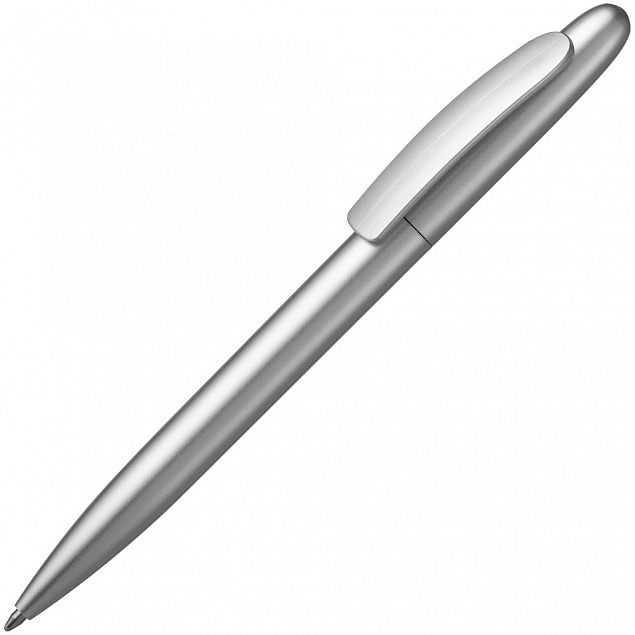 Ручка шариковая Moor Silver, серебристая с логотипом в Екатеринбурге заказать по выгодной цене в кибермаркете AvroraStore