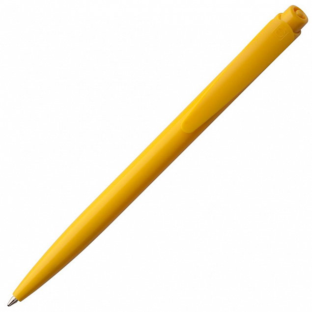 Ручка шариковая Senator Dart Polished, желтая с логотипом в Екатеринбурге заказать по выгодной цене в кибермаркете AvroraStore