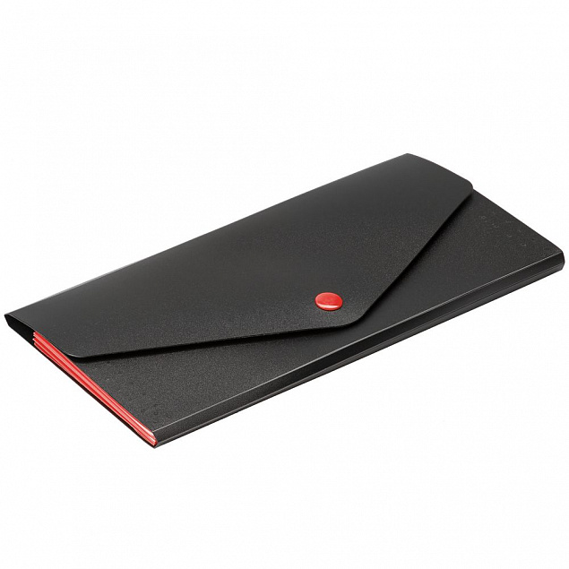 Органайзер для путешествий Envelope, черный с красным с логотипом в Екатеринбурге заказать по выгодной цене в кибермаркете AvroraStore