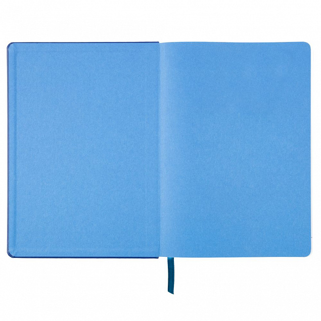 Ежедневник Blues недатированный, синий с голубым с логотипом в Екатеринбурге заказать по выгодной цене в кибермаркете AvroraStore