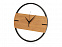Деревянные часы с металлическим ободом «Time Wheel» с логотипом в Екатеринбурге заказать по выгодной цене в кибермаркете AvroraStore