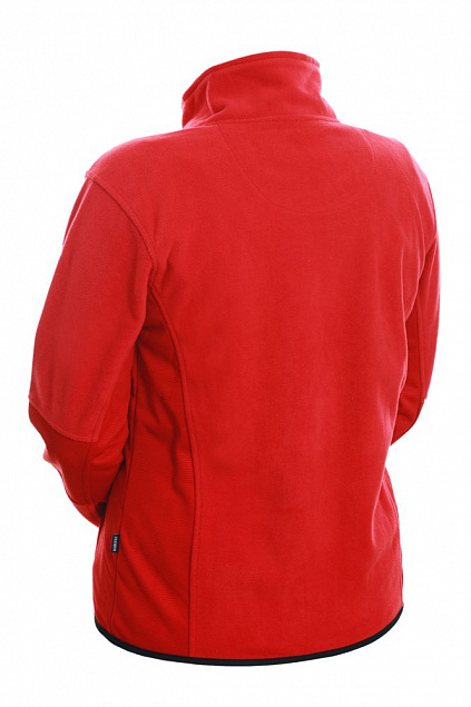 Куртка флисовая женская SARASOTA, красная с логотипом в Екатеринбурге заказать по выгодной цене в кибермаркете AvroraStore