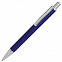 CLASSIC, ручка шариковая, синий/серебристый, металл с логотипом в Екатеринбурге заказать по выгодной цене в кибермаркете AvroraStore