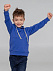 Толстовка с капюшоном детская Kirenga Kids, ярко-синяя с логотипом в Екатеринбурге заказать по выгодной цене в кибермаркете AvroraStore