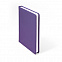 Ежедневник недатированный Campbell, А5, фиолетовый, белый блок с логотипом в Екатеринбурге заказать по выгодной цене в кибермаркете AvroraStore