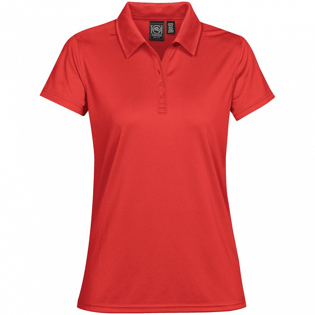 Рубашка поло женская Eclipse H2X-Dry, красная с логотипом в Екатеринбурге заказать по выгодной цене в кибермаркете AvroraStore
