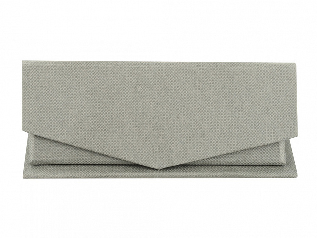 Подарочная коробка для флеш-карт треугольная, серый с логотипом в Екатеринбурге заказать по выгодной цене в кибермаркете AvroraStore
