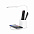 Настольная лампа Tenza с беспроводной зарядкой и держателем для ручек - Белый BB с логотипом в Екатеринбурге заказать по выгодной цене в кибермаркете AvroraStore