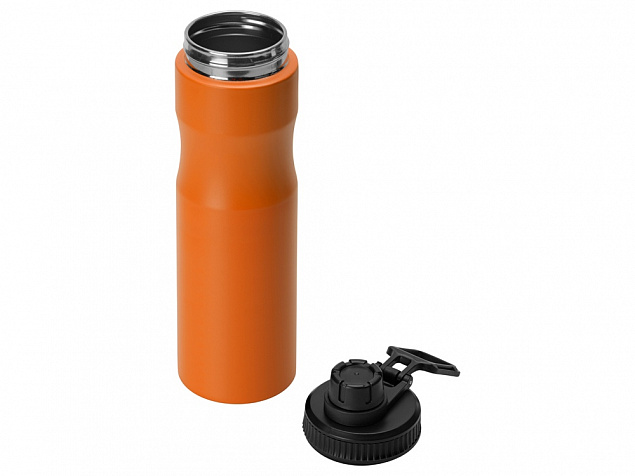 Бутылка для воды Supply Waterline, нерж сталь, 850 мл, оранжевый/черный с логотипом в Екатеринбурге заказать по выгодной цене в кибермаркете AvroraStore