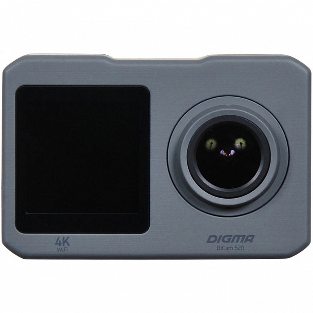 Экшн-камера Digma DiCam 520, серый с логотипом в Екатеринбурге заказать по выгодной цене в кибермаркете AvroraStore