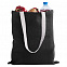 Холщовая сумка на плечо Juhu, черная с логотипом в Екатеринбурге заказать по выгодной цене в кибермаркете AvroraStore