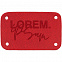 Лейбл Latte, S, красный с логотипом в Екатеринбурге заказать по выгодной цене в кибермаркете AvroraStore