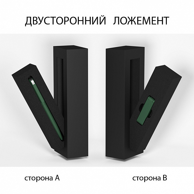 Набор ручка "Jupiter" + флеш-карта "Case" 8 Гб в футляре, зеленое яблоко, покрытие soft touch с логотипом в Екатеринбурге заказать по выгодной цене в кибермаркете AvroraStore