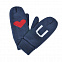 Варежки "LOVE YOU" с теплой подкладкой с логотипом в Екатеринбурге заказать по выгодной цене в кибермаркете AvroraStore