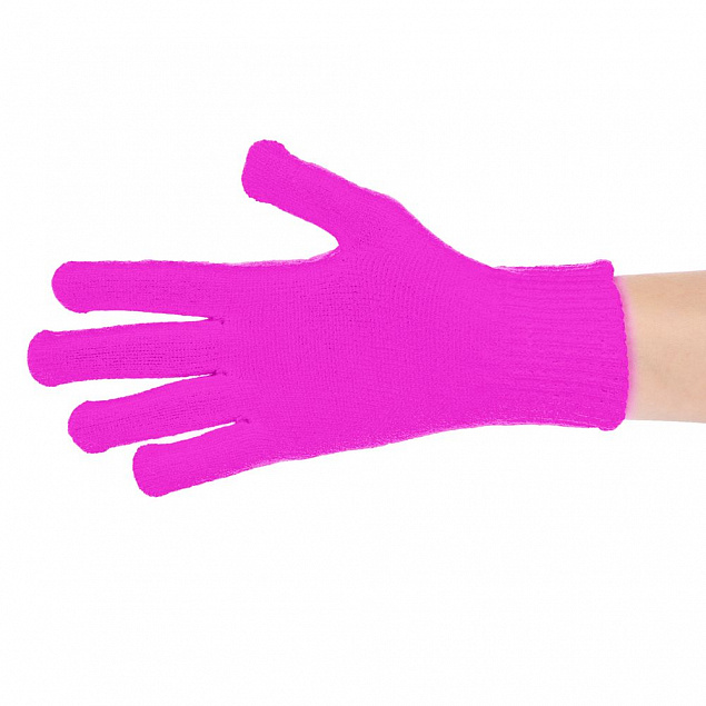 Перчатки Urban Flow, розовый неон с логотипом в Екатеринбурге заказать по выгодной цене в кибермаркете AvroraStore