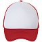 Бейсболка BUBBLE, красная с белым с логотипом в Екатеринбурге заказать по выгодной цене в кибермаркете AvroraStore