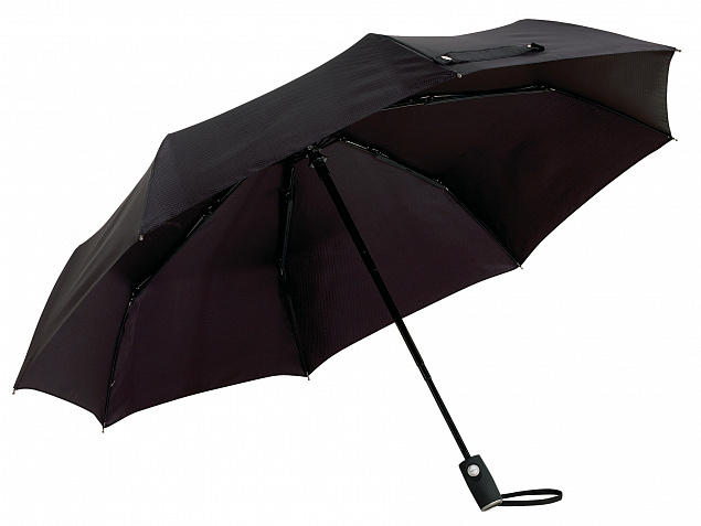 Автоматический ветрозащитный карманный зонт ORIANA, черный с логотипом в Екатеринбурге заказать по выгодной цене в кибермаркете AvroraStore