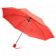 Зонт складной Basic, красный с логотипом в Екатеринбурге заказать по выгодной цене в кибермаркете AvroraStore