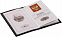 Обложка для паспорта Twill, черная с логотипом в Екатеринбурге заказать по выгодной цене в кибермаркете AvroraStore