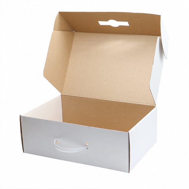 Подарочная коробка из МГК (с ручкой) 35,5*23,4*12,5 см с логотипом в Екатеринбурге заказать по выгодной цене в кибермаркете AvroraStore