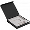 Коробка Memoria под ежедневник, аккумулятор и ручку, черная с логотипом в Екатеринбурге заказать по выгодной цене в кибермаркете AvroraStore