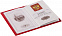 Обложка для паспорта Twill, красная с логотипом в Екатеринбурге заказать по выгодной цене в кибермаркете AvroraStore
