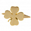 Шильдик «Счастливый клевер», золотистый с логотипом в Екатеринбурге заказать по выгодной цене в кибермаркете AvroraStore