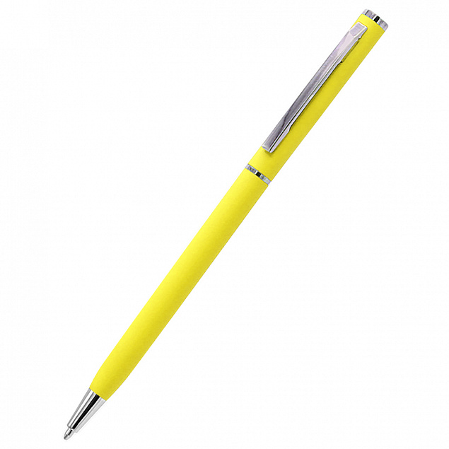 Ручка шариковая металлическая Tinny Soft - Желтый KK с логотипом в Екатеринбурге заказать по выгодной цене в кибермаркете AvroraStore