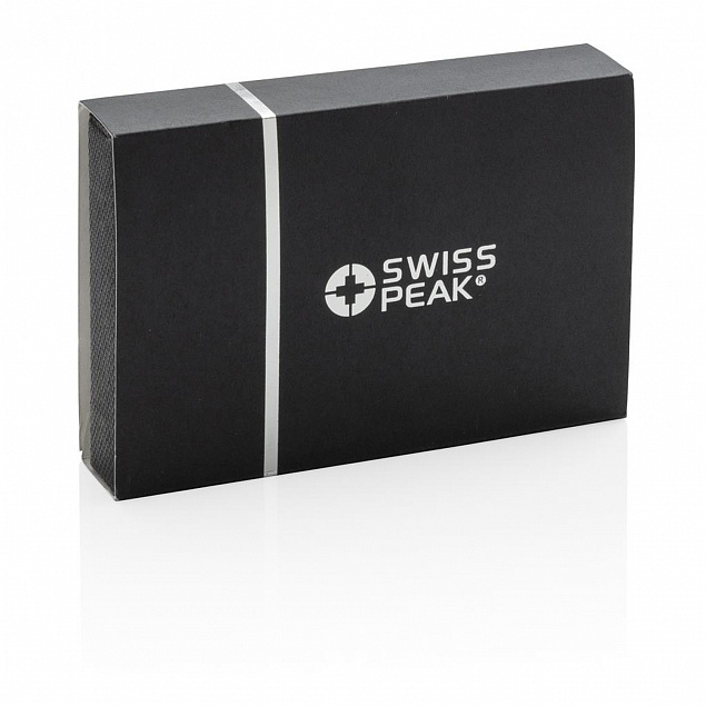 Бумажник Swiss Peak с защитой от сканирования RFID с логотипом в Екатеринбурге заказать по выгодной цене в кибермаркете AvroraStore