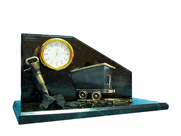 Настольный часы «Угольный натюрморт» с логотипом в Екатеринбурге заказать по выгодной цене в кибермаркете AvroraStore