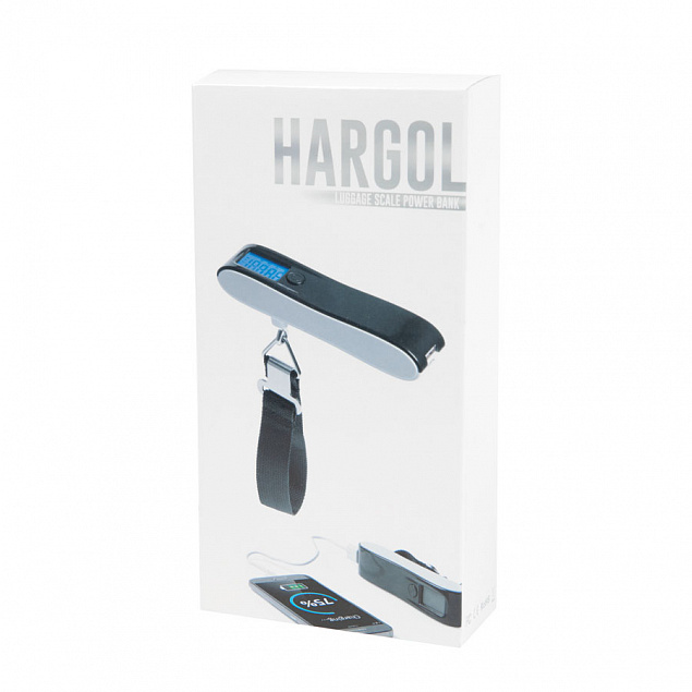 Универсальное зарядное устройство "Hargol" (2200mAh) с багажными весами с логотипом в Екатеринбурге заказать по выгодной цене в кибермаркете AvroraStore