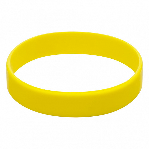 Силиконовый браслет Valley, желтый с логотипом в Екатеринбурге заказать по выгодной цене в кибермаркете AvroraStore
