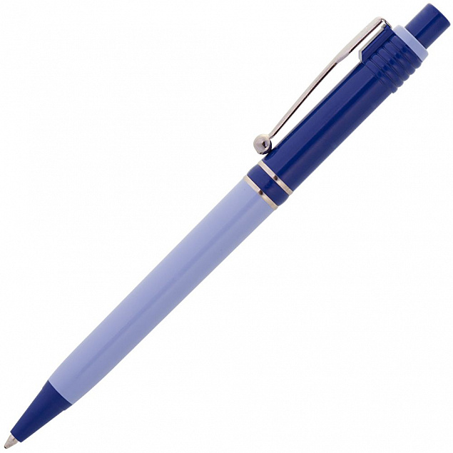 Ручка шариковая Raja Shade, синяя с логотипом в Екатеринбурге заказать по выгодной цене в кибермаркете AvroraStore
