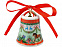 Новогодний колокольчик «Ретро» с логотипом в Екатеринбурге заказать по выгодной цене в кибермаркете AvroraStore
