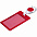 Чехол для пропуска с ретрактором Dorset, красный с логотипом в Екатеринбурге заказать по выгодной цене в кибермаркете AvroraStore