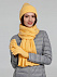 Шарф Capris, желтый с логотипом в Екатеринбурге заказать по выгодной цене в кибермаркете AvroraStore