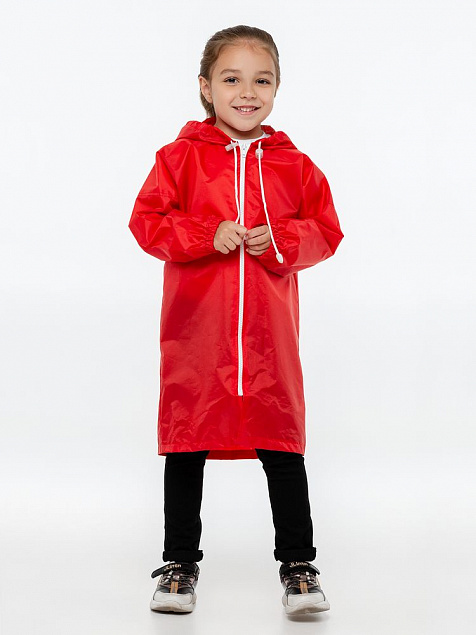 Дождевик детский Rainman Kids, красный с логотипом в Екатеринбурге заказать по выгодной цене в кибермаркете AvroraStore