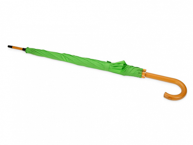 Зонт-трость Радуга, зеленое яблоко с логотипом в Екатеринбурге заказать по выгодной цене в кибермаркете AvroraStore