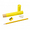 Письменный набор Tubey, карандаш, точилка и ластик, желтый с логотипом в Екатеринбурге заказать по выгодной цене в кибермаркете AvroraStore