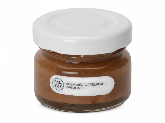 Крем-мёд с грецким орехом с логотипом в Екатеринбурге заказать по выгодной цене в кибермаркете AvroraStore