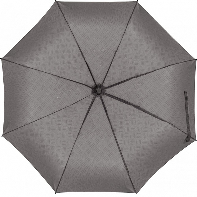 Зонт складной Hard Work с проявляющимся рисунком, серый с логотипом в Екатеринбурге заказать по выгодной цене в кибермаркете AvroraStore