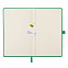 Ежедневник недатированный HAMILTON, A5, ярко-зеленый, кремовый блок с логотипом в Екатеринбурге заказать по выгодной цене в кибермаркете AvroraStore