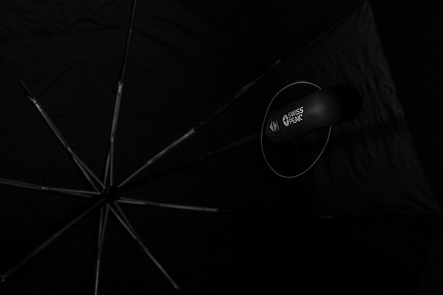 Компактный зонт-антишторм Tornado от Swiss Peak из rPET Aware™, 27" с логотипом в Екатеринбурге заказать по выгодной цене в кибермаркете AvroraStore