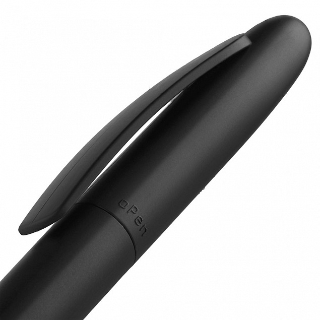 Ручка шариковая Moor Silver, черная с логотипом в Екатеринбурге заказать по выгодной цене в кибермаркете AvroraStore