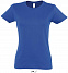 Фуфайка (футболка) IMPERIAL женская,Ярко-синий L с логотипом в Екатеринбурге заказать по выгодной цене в кибермаркете AvroraStore