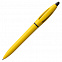Ручка шариковая S! (Си), желтая с логотипом в Екатеринбурге заказать по выгодной цене в кибермаркете AvroraStore