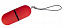 Флешка «Капсула», красная, 8 Гб с логотипом в Екатеринбурге заказать по выгодной цене в кибермаркете AvroraStore