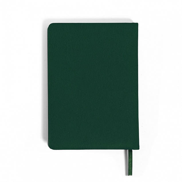 Ежедневник недатированный Duncan, А5,  темно-зеленый, белый блок с логотипом в Екатеринбурге заказать по выгодной цене в кибермаркете AvroraStore