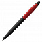 Ручка шариковая Prodir DS5 TRR-P Soft Touch, черная с красным с логотипом в Екатеринбурге заказать по выгодной цене в кибермаркете AvroraStore